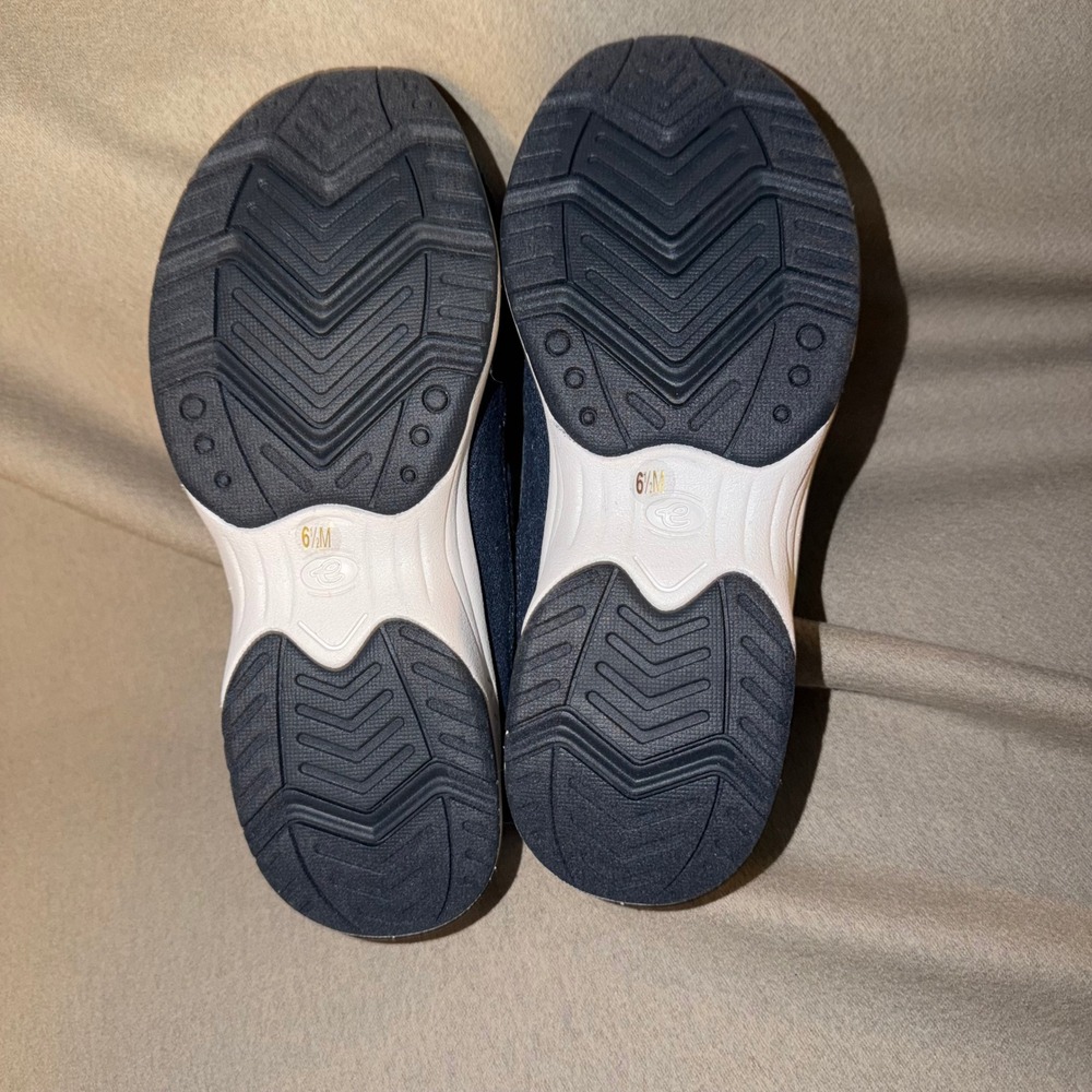 Easy Spirit Traveltime 514 Womens Dark Blue Acid Wash Denim Clogs Mules 6.5 M - Picture 5 of 8